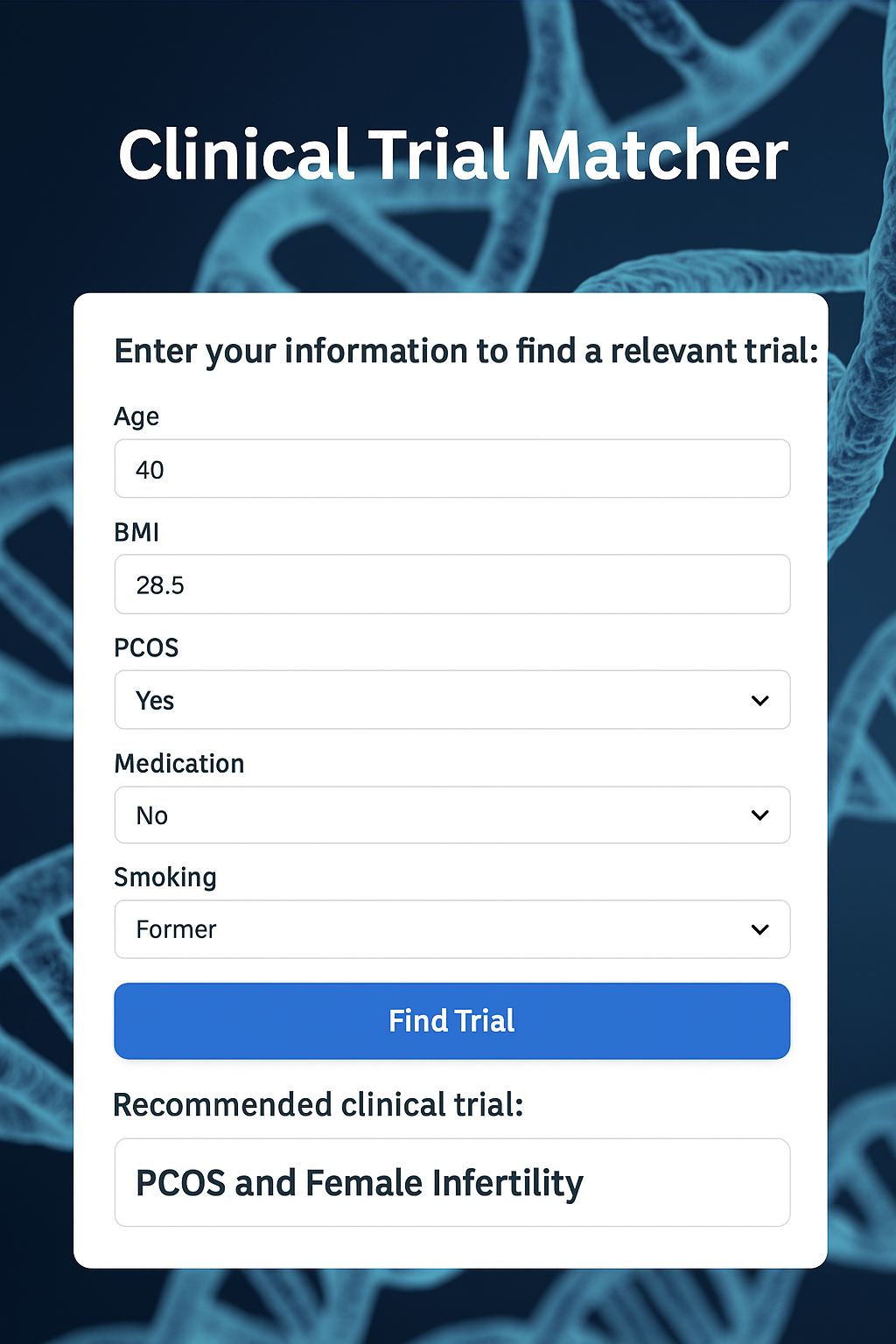 Clinical Trial Matcher